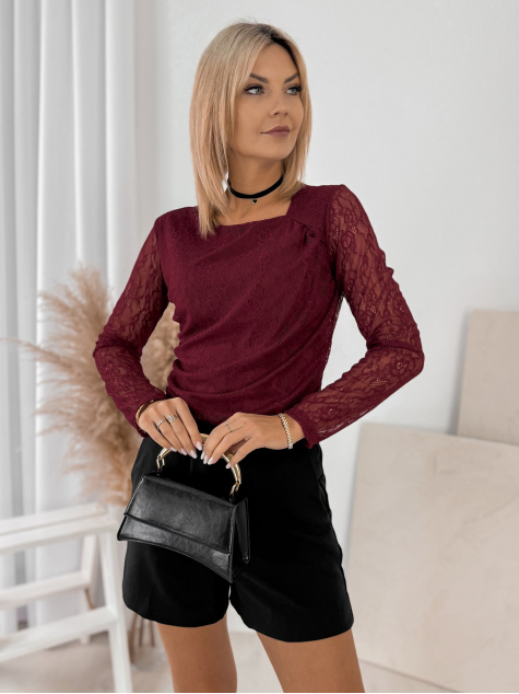 BLUZA FESTINA BORDEAUX