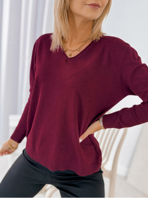 SWEATER ARTEMIS BURGUNDY