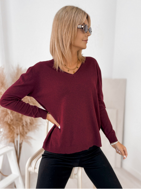 PULLOVER ARTEMIS BORDEAUX