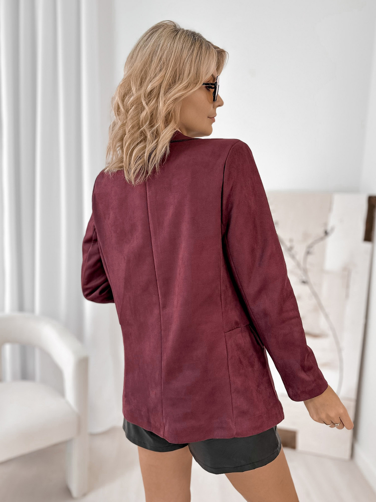 BLAZER REMEDIOS BURGUNDY
