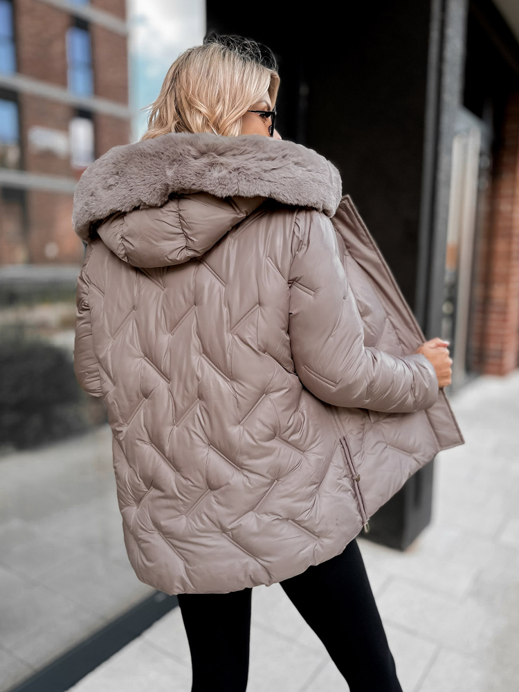 VESTE BENONI BEIGE FONCÉ