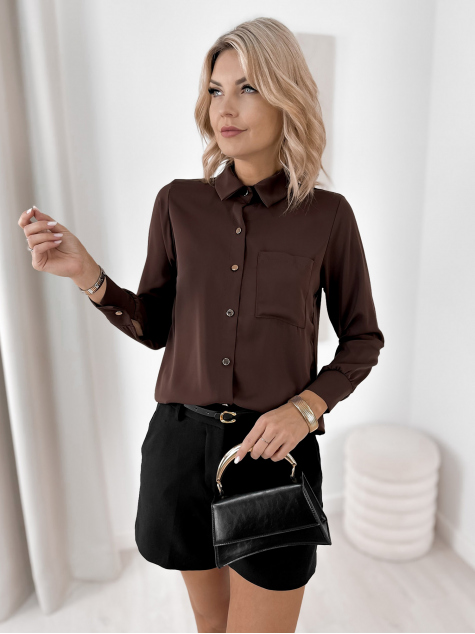 CHEMISE TORNLEA BRUN
