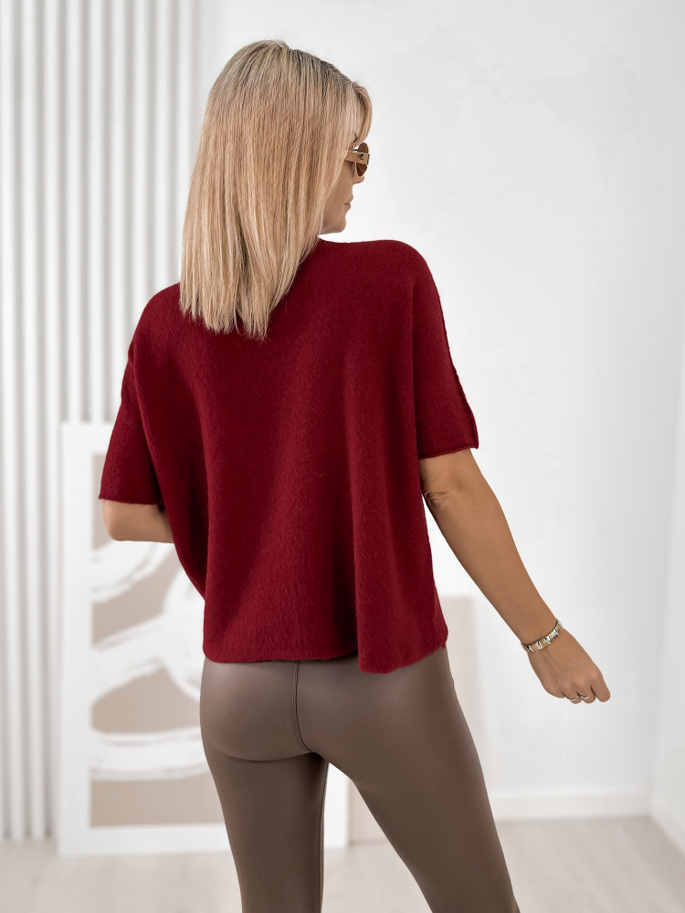 PULLOVER ASLAN BORDEAUX