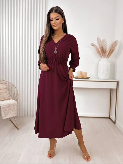 DRESS RANDY BURGUNDY