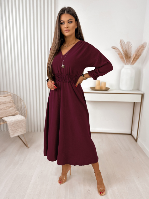 ROBE RANDY BORDEAUX