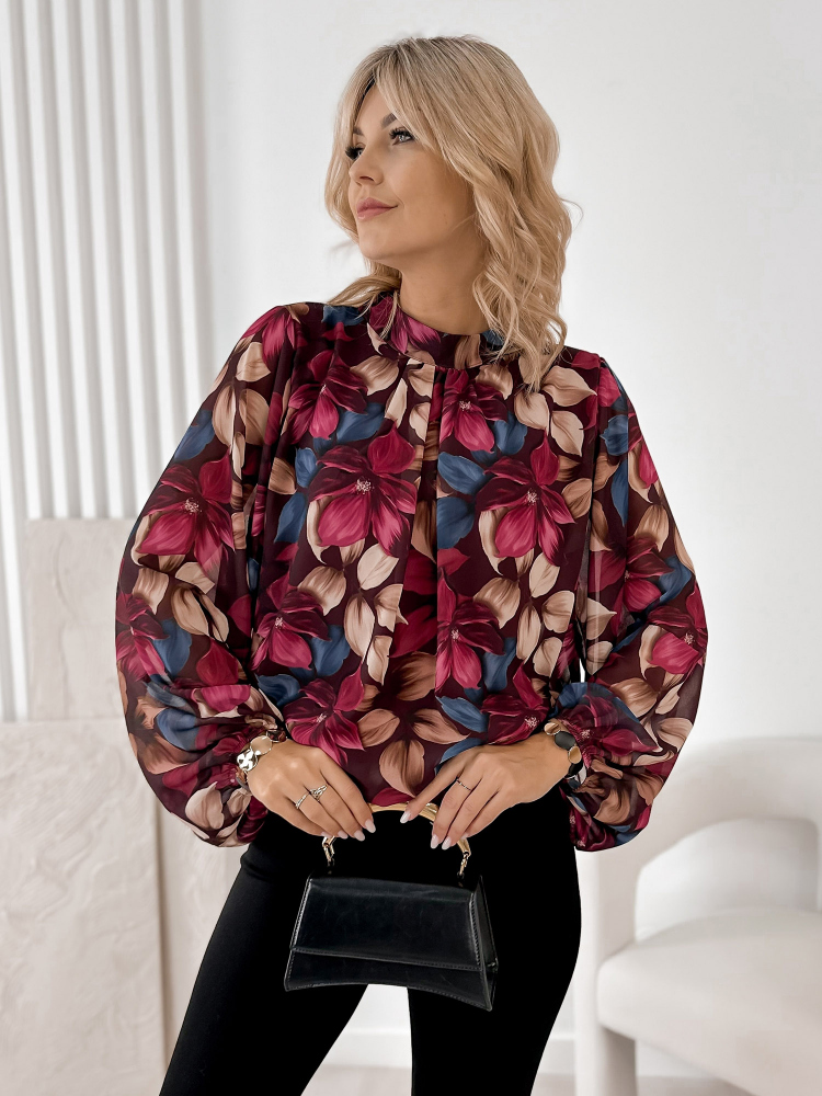 BLOUSE BONNY BURGUNDY