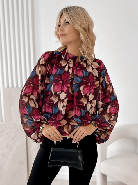 BLOUSE BONNY BURGUNDY