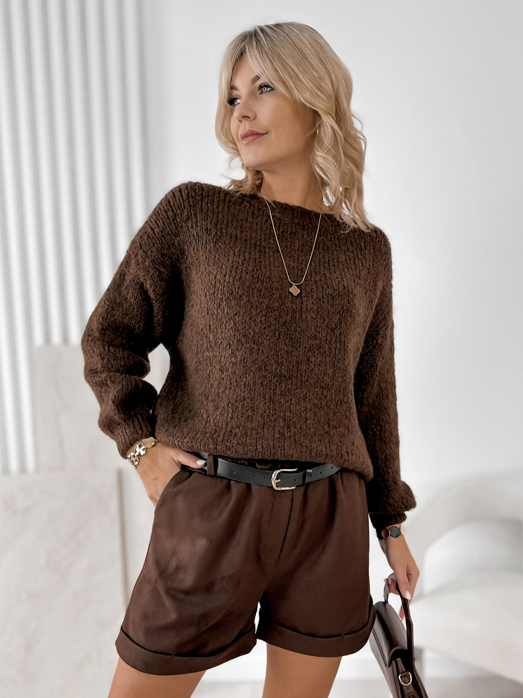 PULLOVER BORNEO BRAUNER