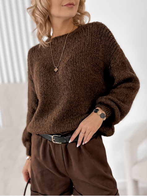 PULLOVER BORNEO BRAUNER