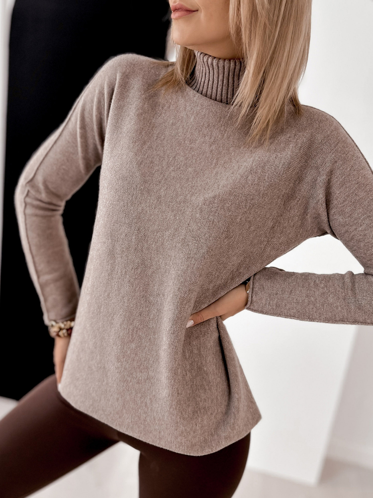 PULLOVER AGNES DUNKELBEIGER
