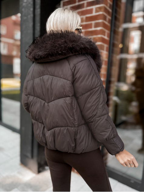 VESTE RIDLEY BRUN