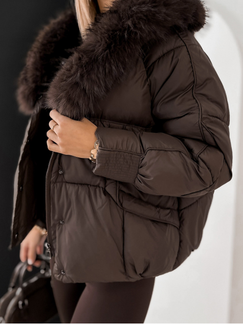 VESTE RIDLEY BRUN