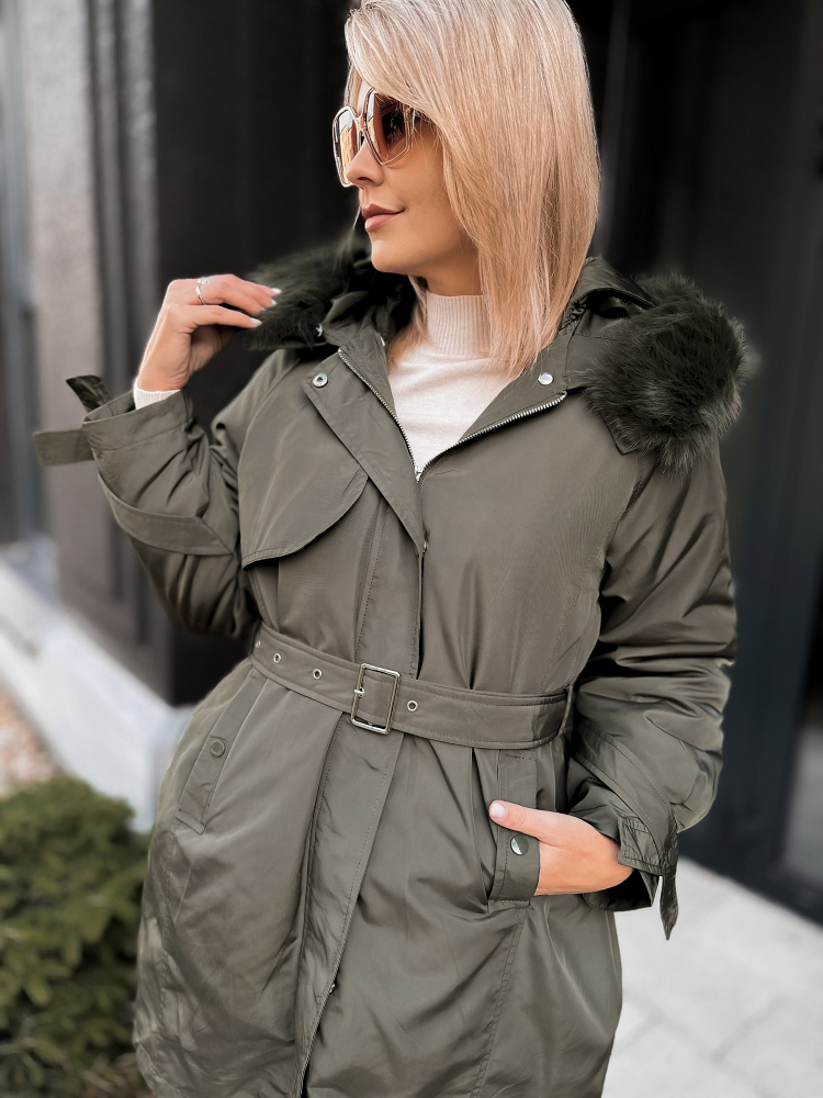 KABÁT ETTIE BÉLÉSSEL KHAKI