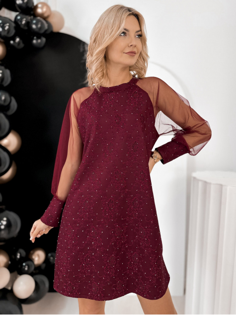 KLEID BRUNE Bordeaux