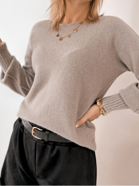 PULLOVER VALMONT DUNKELBEIGER