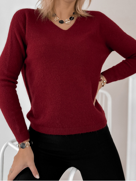 SWEATER MONTCLAIR BURGUNDY