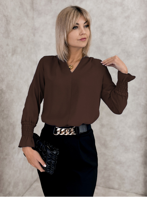 BLOUSE THELIA BROWN