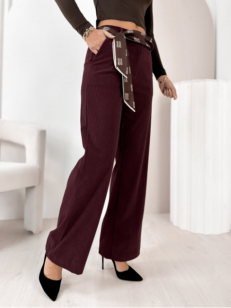 PANTS CORDUROY ENCINAR BURGUNDY