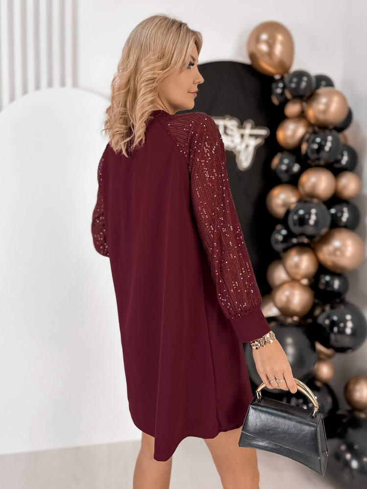 ROBE CLAVIERE BORDEAUX