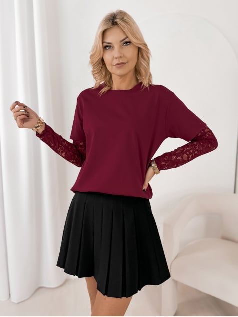 BLUZA GELLATO BORDEAUX