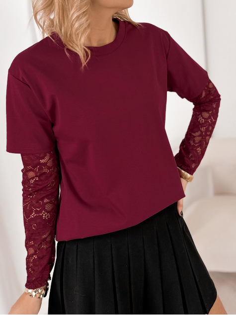 BLUSE GELLATO Bordeaux
