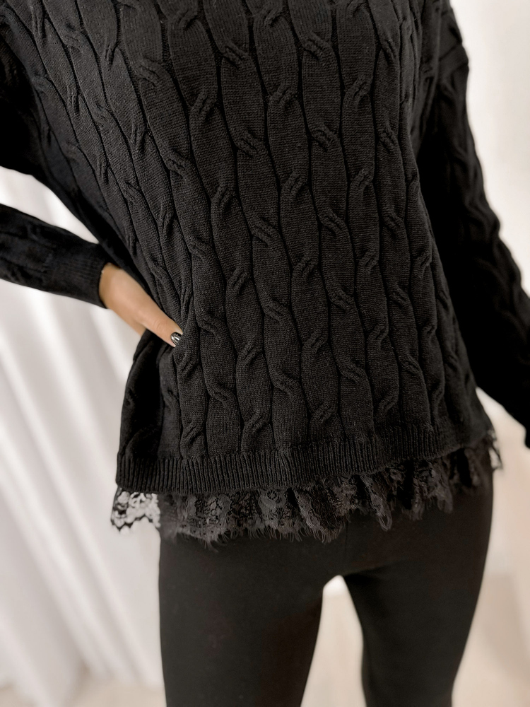 SWEATER MORITZ NOIR