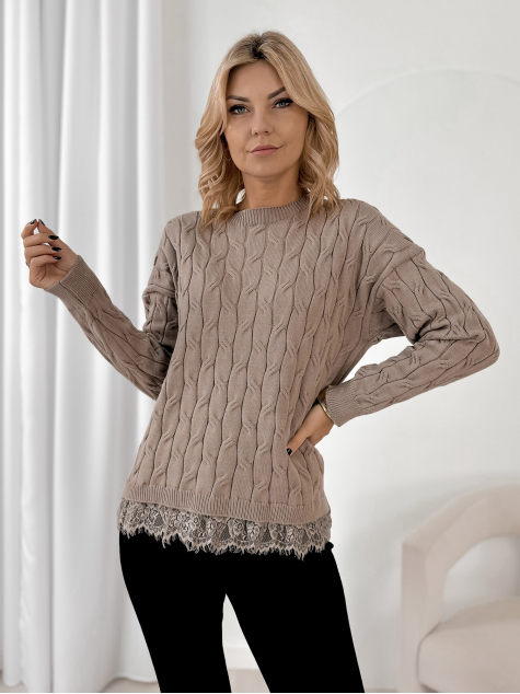 PULLOVER MORITZ DUNKELBEIGER