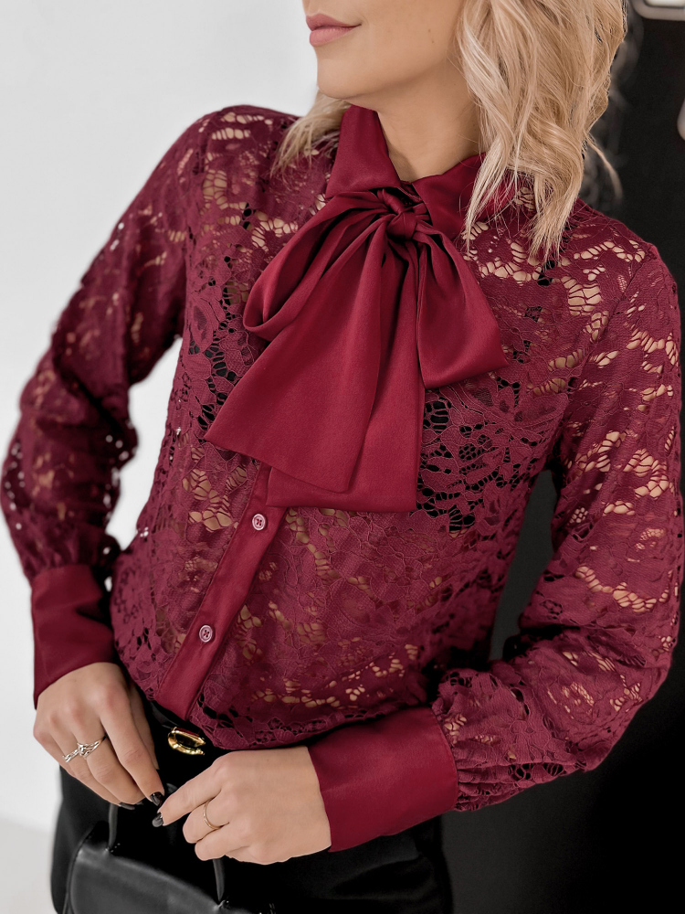SHIRT CHAVELIER BURGUNDY