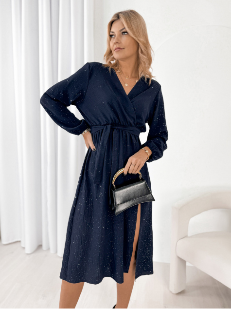 ROBE VALLARTA BLEU MARINE