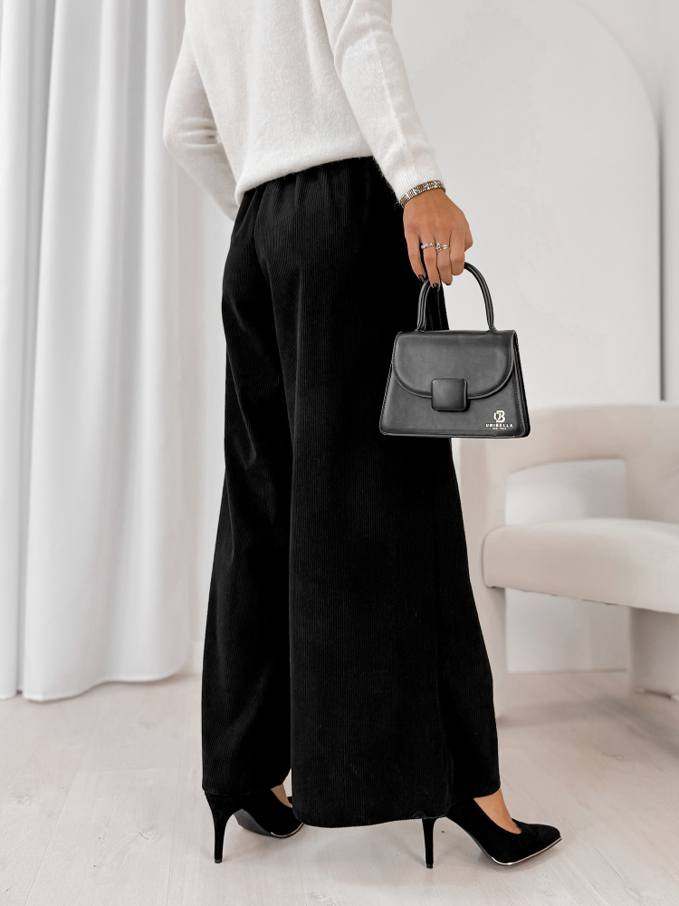 PANTALONI CORDUROY RODNEY NEGRU
