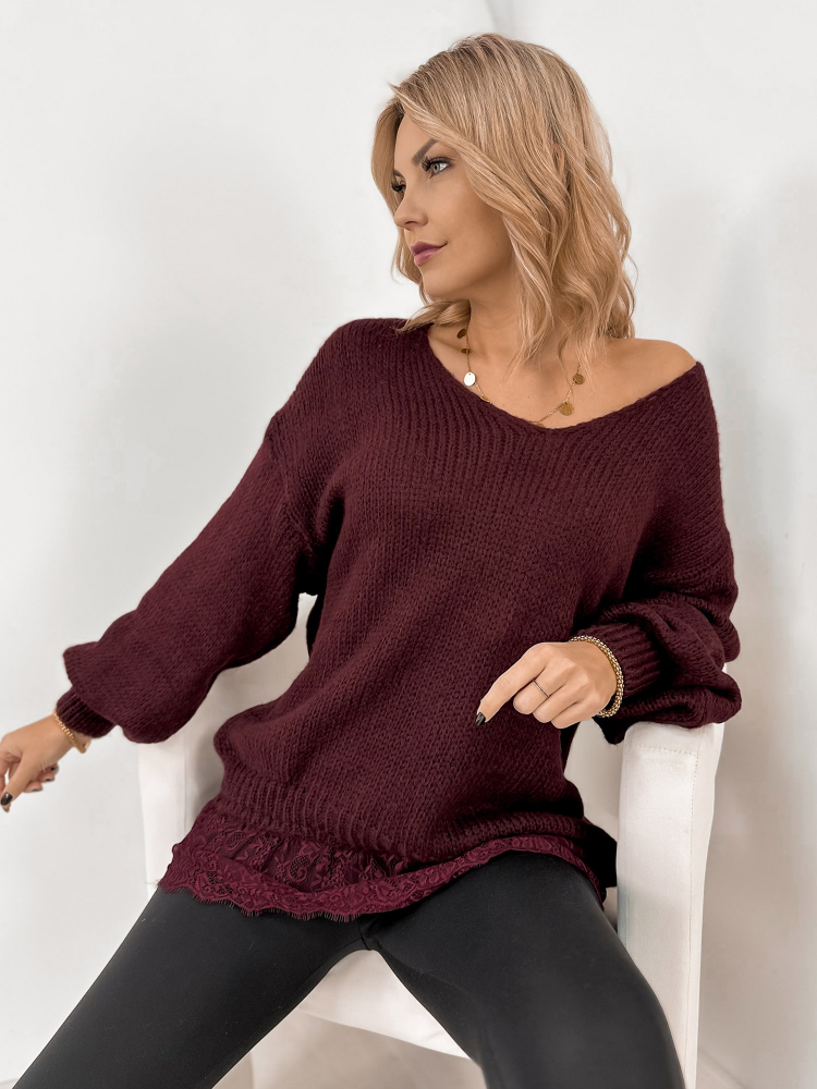 SWEATER SUCRE BORDEAUX