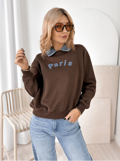 SWEATSHIRT BISBEE BROWN