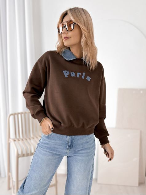 SWEATSHIRT BISBEE BROWN