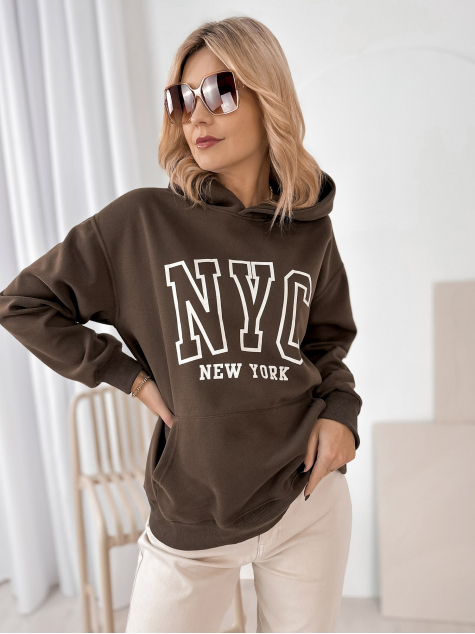 SWEATSHIRT LARAMIE BRAUNE