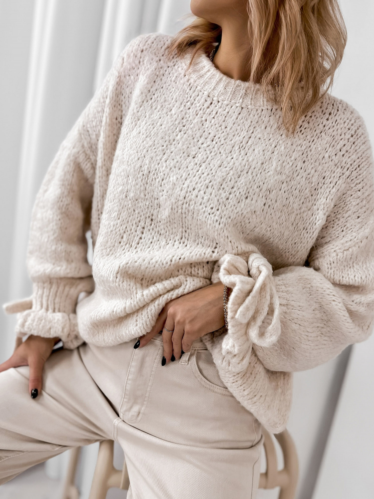 PULLOVER HAFJELL BEIGE
