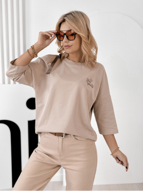 BLOUSE MURREN BEIGE