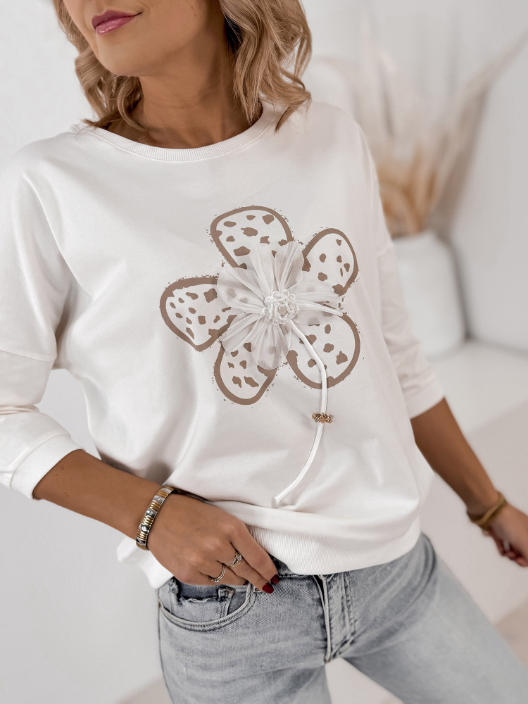 BLUZA CAYCE ECRU