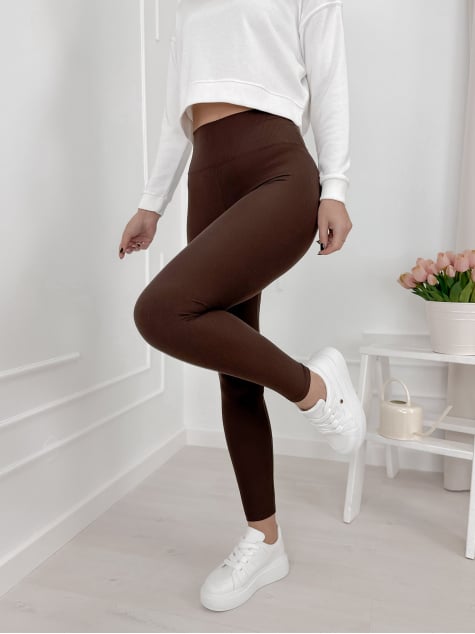 LEGGINGS OCAMPO DARK BROWN