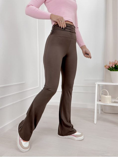 LEGGINGS KHALO DUNKELBRAUN