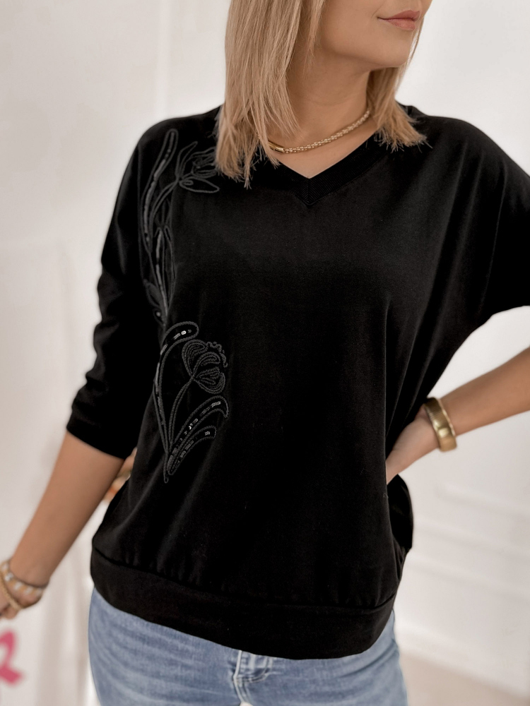 BLUSE GOYA SCHWARZ