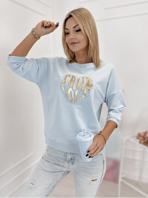 BLUSE VARIANTEN BLAU