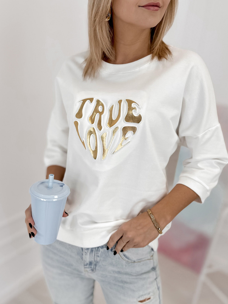BLUSE VARIANTEN ECRU