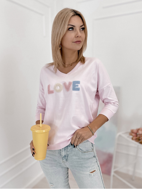 BLOUSE MARGERIE ROSE POUDRE
