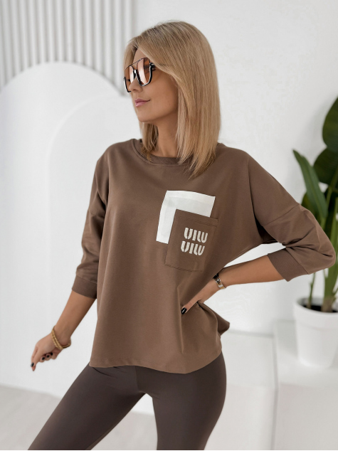 BLOUSE RENLEY BROWN