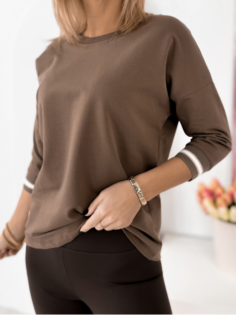 BLOUSE ARISTO BROWN