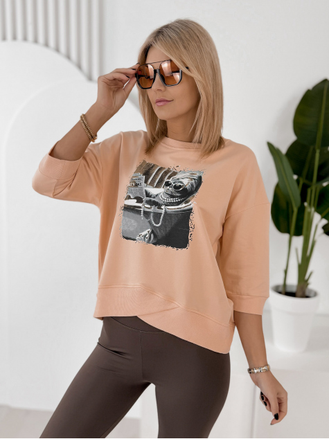 BLUZA MELISANDRE PIERSICA