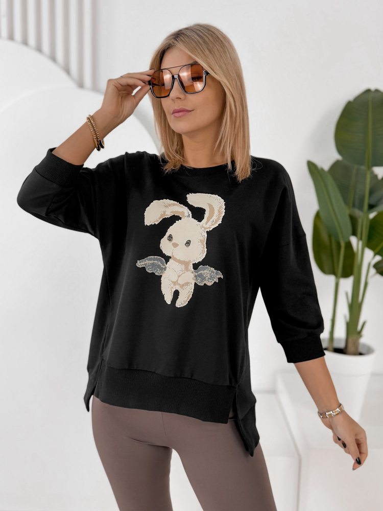 BLUZA FERRANTE NEAGRA
