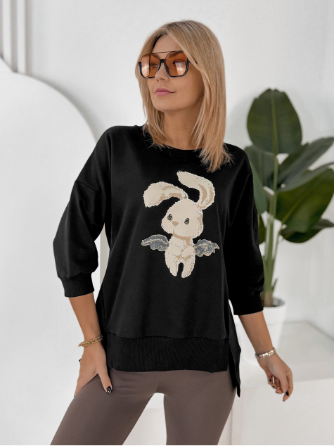 BLOUSE FERRANTE BLACK