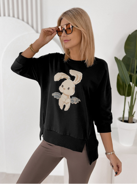 BLUZA FERRANTE NEAGRA