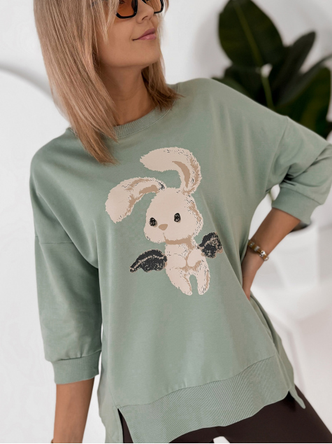 BLOUSE PISTACHE FERRANTE